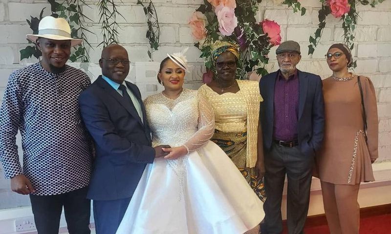 Aisha Alibhai and Gabriel Ajedra and their families