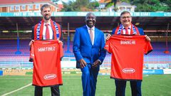 Vipers new coaches with Mulindwa