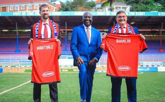 Vipers new coaches with Mulindwa