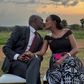 Andrew Mwenda with wife Fifi
