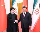 China's leader, Xi Jinping, holds a welcoming ceremony for Iran's president, Ebrahim Raisi, on February 14, 2023.Xinhua News Agency via Getty Images