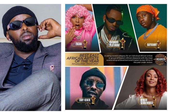 Eddy Kenzo picked up nomination for Best East African artist of the year