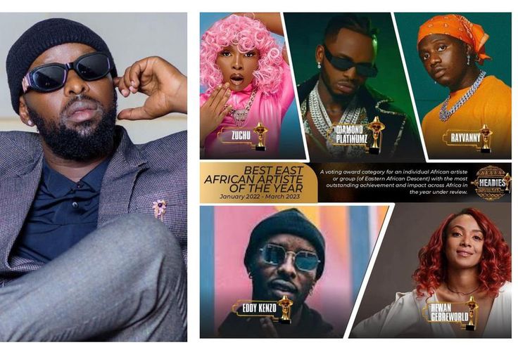 Eddy Kenzo picked up nomination for Best East African artist of the year