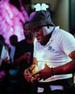 Revelers turned up in numbers for the launch