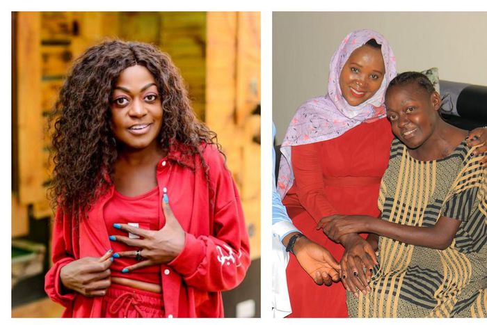 Evelyn Lagu was visited by Kampala district Woman MP Shamim Malende on Eid al Adha