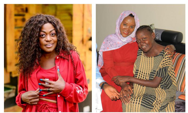Evelyn Lagu was visited by Kampala district Woman MP Shamim Malende on Eid al Adha