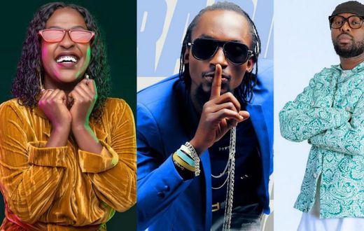 Lilian Mbabazi, Mowzey Radio and Eddy Kenzo