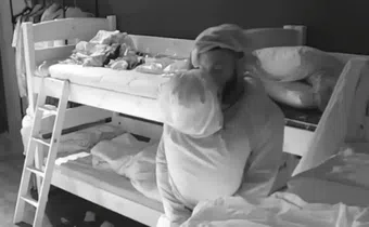 'BBTitans Blaqboi and Blue Aiva share brief kiss