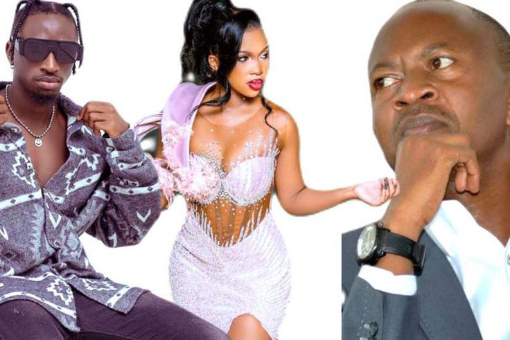 Rickman Manrick, Sheilah Gashumba and Frank Gashumba