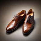 AI-generated image of dress shoes for men