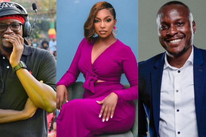 Benon Mugumbya, Irene Ntale and Julius Kyazze