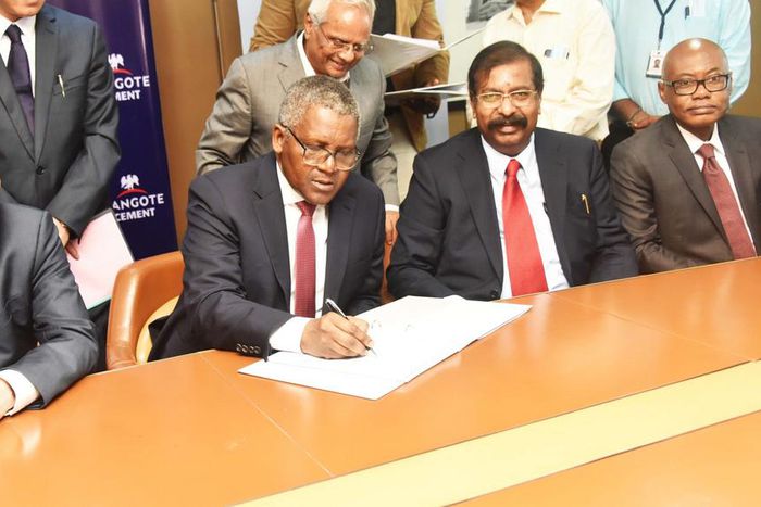 Dangote signs construction deal with Sinoma