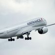 An Air France A350 on departure (Photo by Air France)