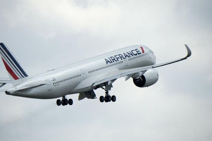 An Air France A350 on departure (Photo by Air France)