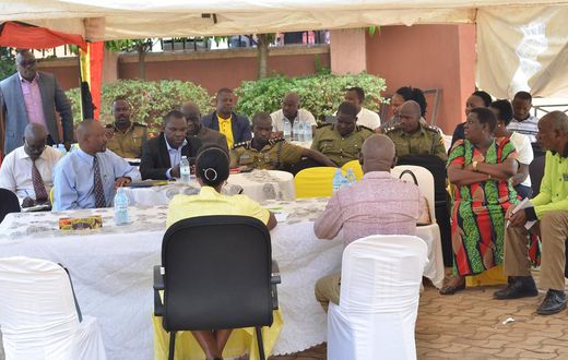 Minister Alice Kaboyo met with NRM administrators and sub-county registrars in Greater Luwero