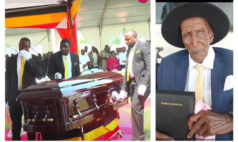 Mzee Ephraim Bamanywa was laid to rest today