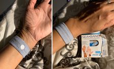 This wristband helps regulate those queasy feelings