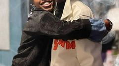 Chameleone with his daughter Anna Mayanja