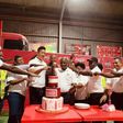 the Ugandan team held a celebratory event at the Ccbu head offices in Namanve