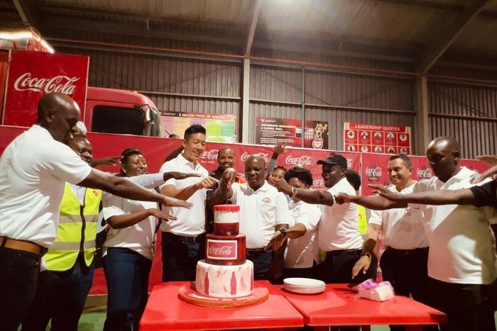 the Ugandan team held a celebratory event at the Ccbu head offices in Namanve