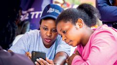 You can use your mobile phone to access 2023 UCE results
