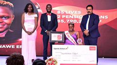 Eron Tugumenawe one of the best preforming agents being honoured