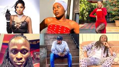 Clockwise: Sheebah Karungi, Ziza Bafana, Roger Lubega, LittleJoe, Spice Diana and Ritah Dancehall