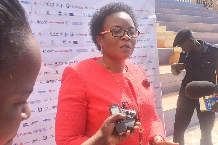 Persis Princess Namuganza is the State Minister for Lands, Housing and Urban Development in the Cabinet of Uganda. She was appointed to that position on June 6 2016.