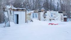 The remains of the former diplomatic residence of the Uganda High Commission at 235 Mariposa Ave. in Ottawa.
