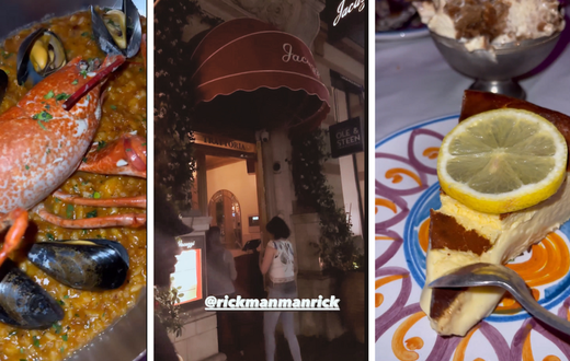 Why Gashumba and Rickman's seafood dinner is served in high-end places like this/Instagram