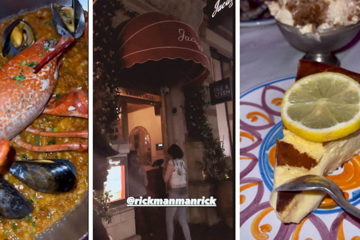 Why Gashumba and Rickman's seafood dinner is served in high-end places like this/Instagram