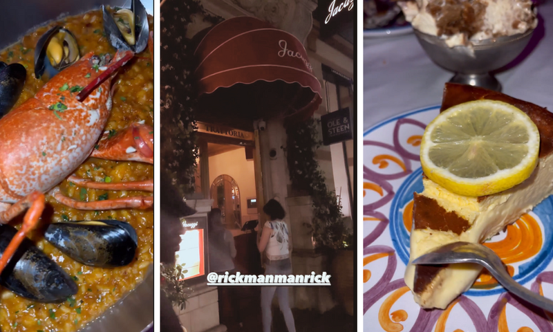 Why Gashumba and Rickman's seafood dinner is served in high-end places like this/Instagram