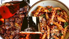 How to make tasty meat and pasta dish for Valentine's Day