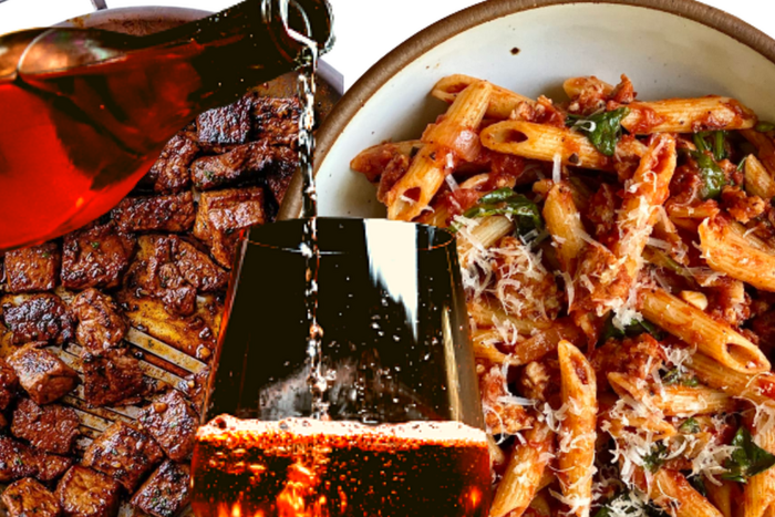 How to make tasty meat and pasta dish for Valentine's Day