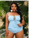 Peplum swimsuit
