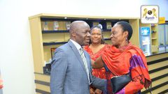 Kabaka with Princess Royal Agnes Nabaloga