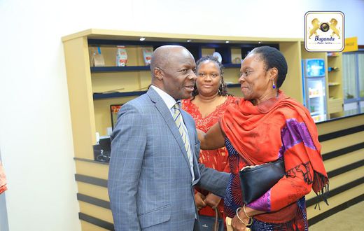 Kabaka with Princess Royal Agnes Nabaloga