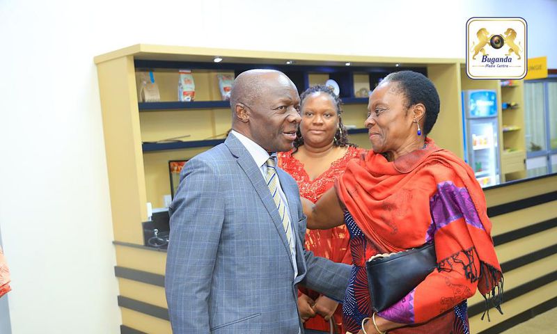 Kabaka with Princess Royal Agnes Nabaloga