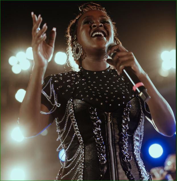 Lillian Mbabazi doing her thing