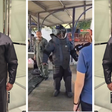 Andrew Mwenda launched inside a bomb suit in Thailand/Instagram