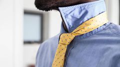 A man wearing a neck tie