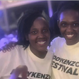 Phiona Nyamutoro (R) played key roles at Kenzo's 2022 festival at Kololo