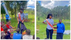 Through her Miss Uganda office,  Karema is running a number of activities including promoting menstrual hygiene in schools