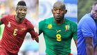 Asamoah Gyan, Geremi Sorele and Odartey Lamptey