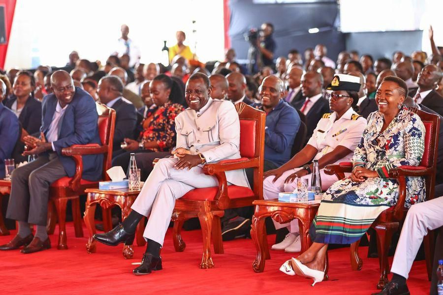 President William Ruto at the National Drama and Film Festival Winners’ State Concert held at Sagana State Lodge, Nyeri County on April 19, 2024