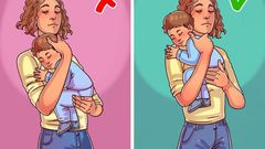 Dangerous ways of holding your baby [BrightSide]