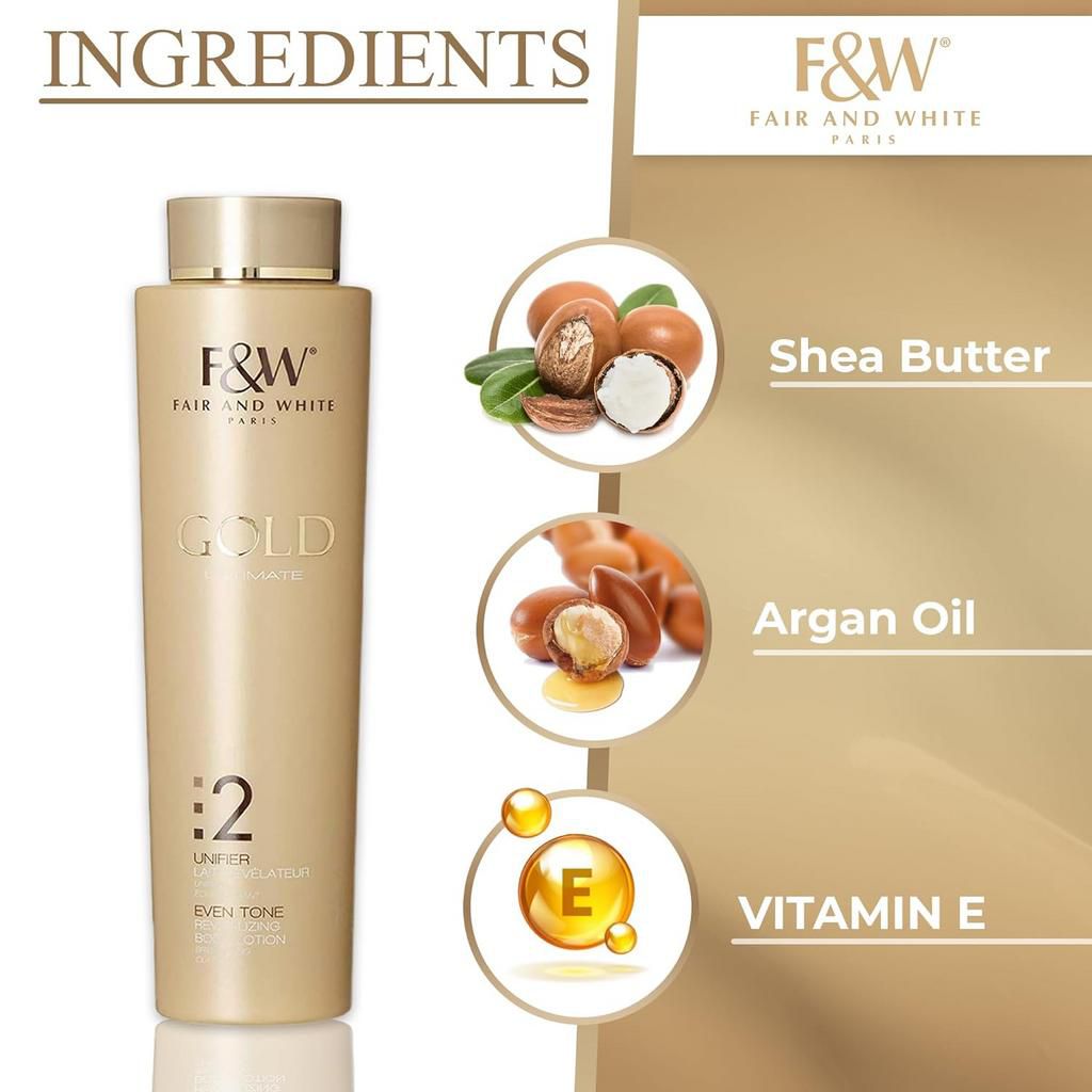 Fair & White African Shea Butter Body Lotion [Ubuy]