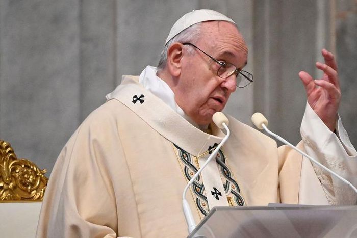 Pope Francis pictured on November 22, 2020.