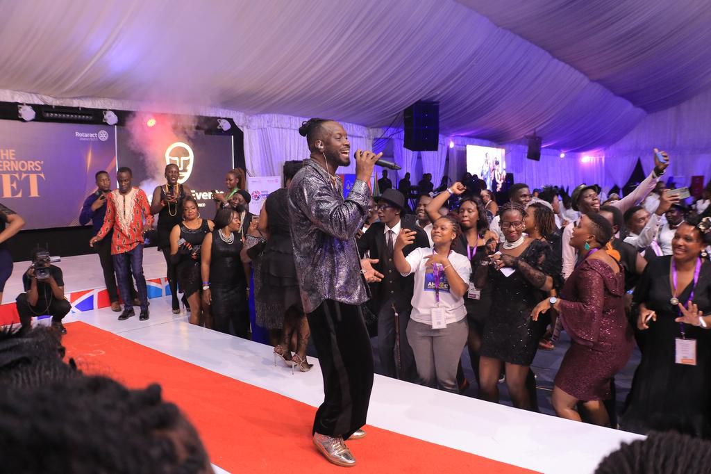 Bebe Cool graced the stage at the 99th Rotary District Conference