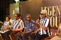 Awilo Longomba speaking at the press conference